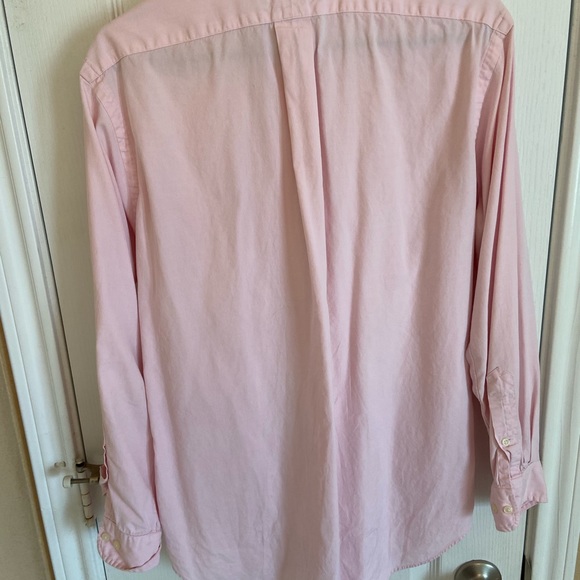 Men’s medium pink button up shirt. - Picture 2 of 4